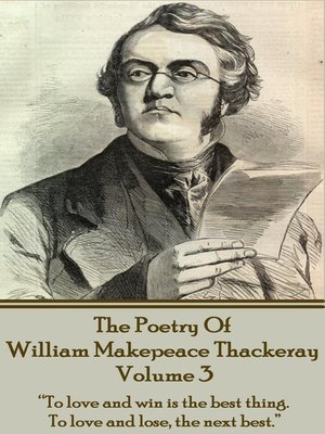 cover image of The Poetry of William Makepeace Thackeray, Volume 3